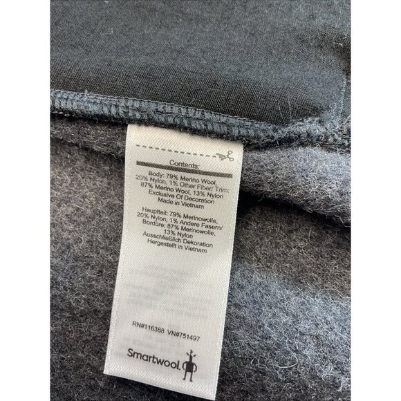 SmartWool Anchor Line‎ Full Zip Jacket Coat Gray Wool Blend Pockets Mens M - Picture 6 of 10